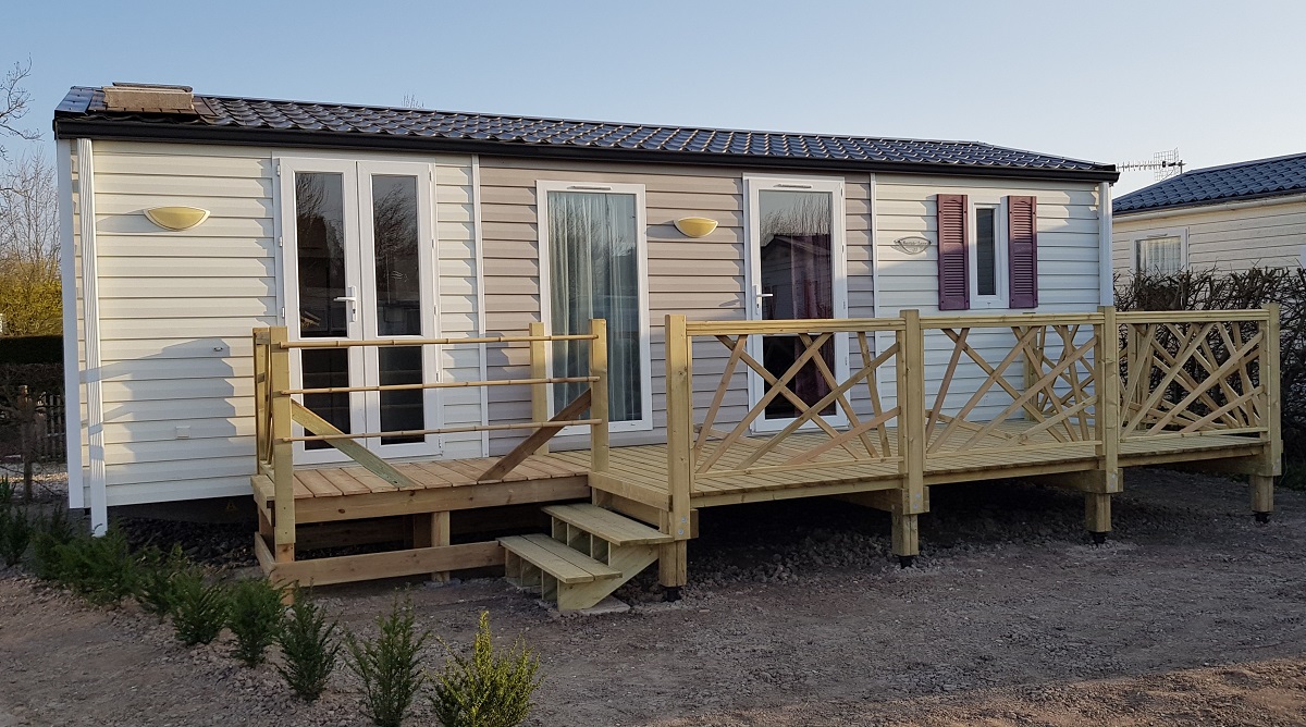 Mobil-home à Vendre Au Camping Le Paradis à Rang-du Fliers