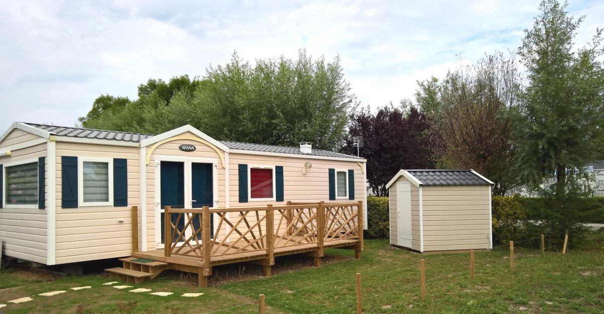 Mobil-home à Vendre Au Camping Le Paradis à Rang-du Fliers